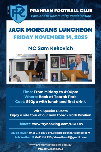Jack Morgans Luncheon November 14